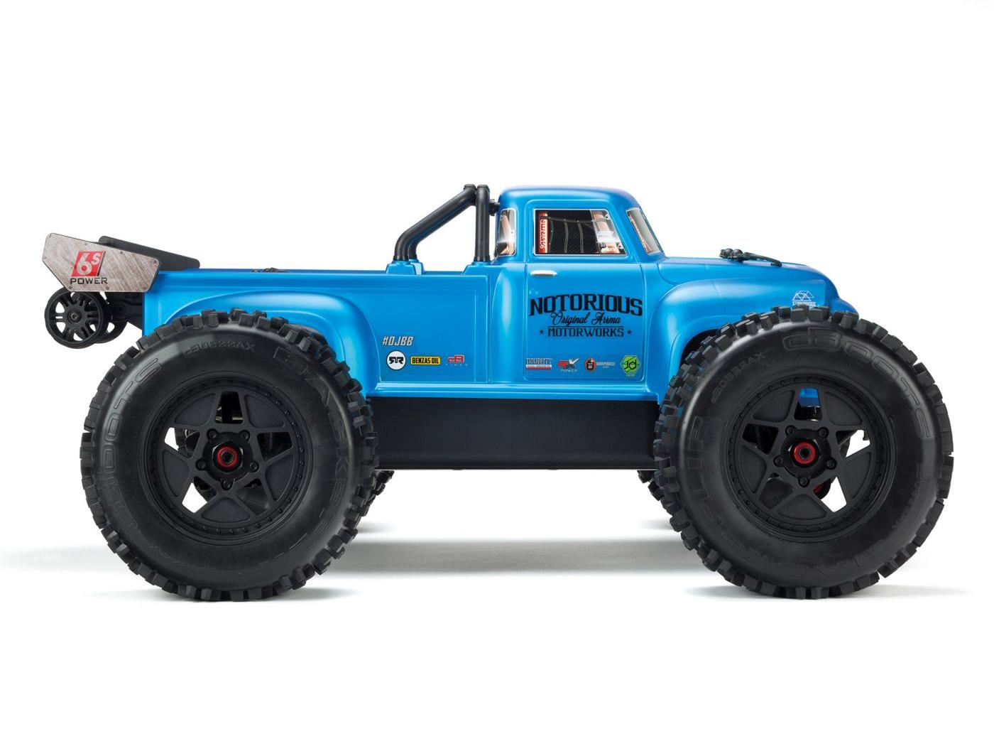 Notorious 6S 4WD BLX 1/8 RTR Blue V4