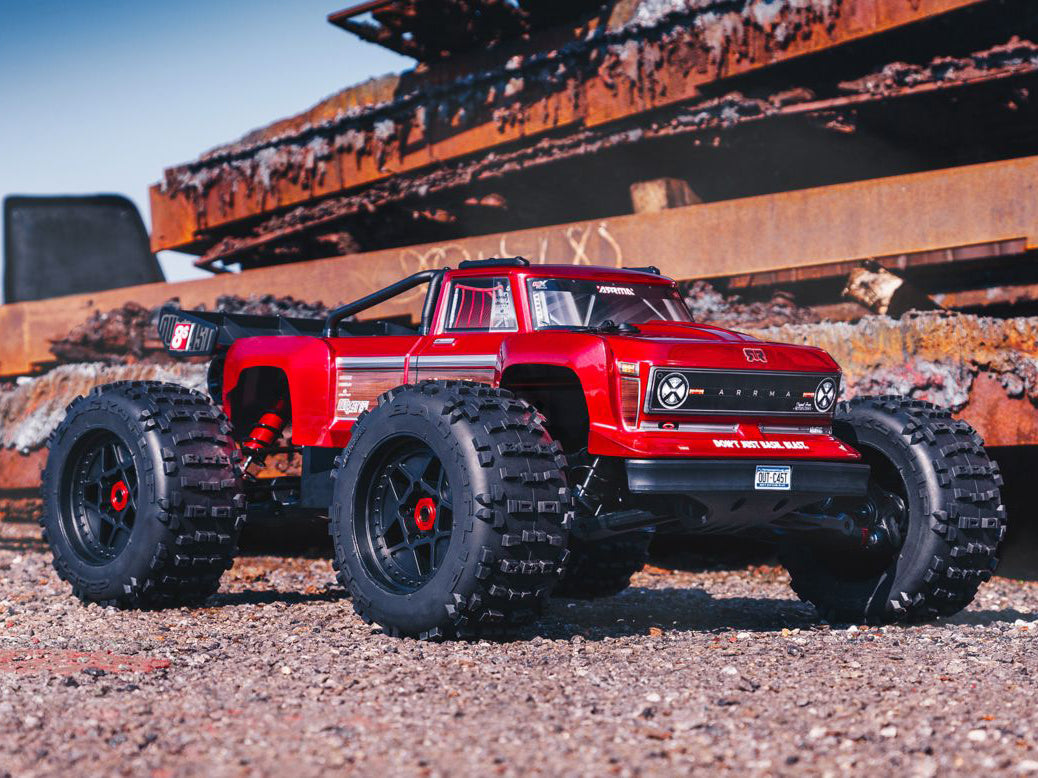 OUTCAST 4X4 8S BLX 1/5th Stunt Truck Red
