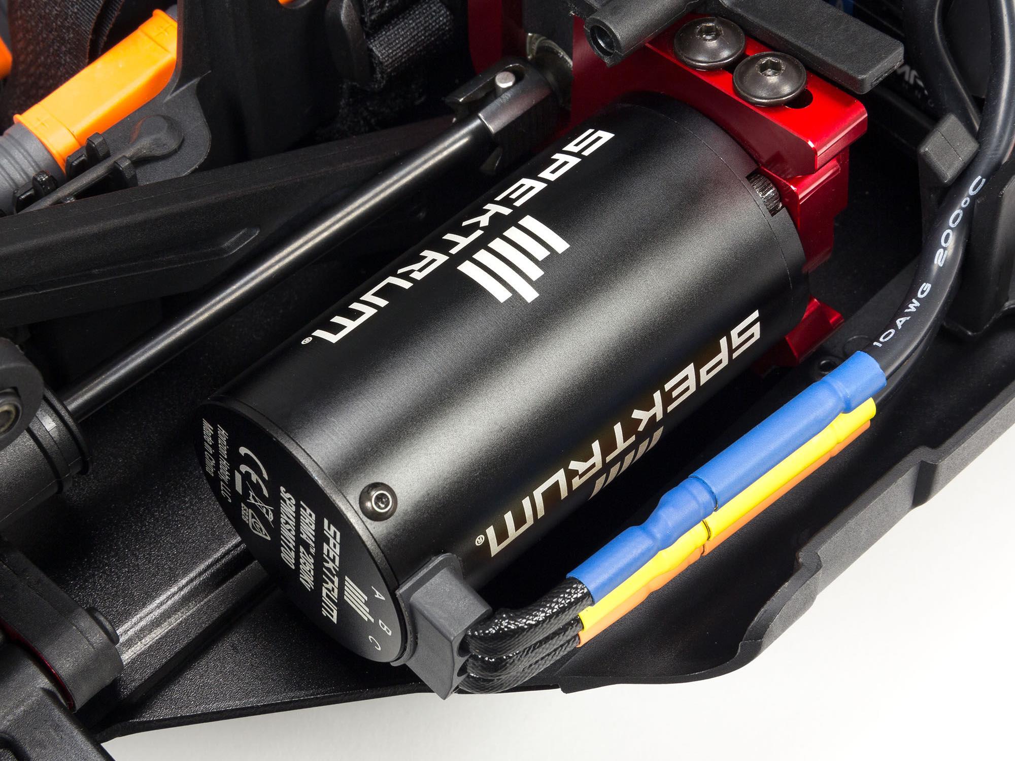Arrma 1/8 Typhon 6S V5 4WD BLX Buggy with Spektrum Firma RTR, Black