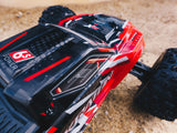 Arrma 1/8 KRATON 6S V5 4WD BLX Speed Monster Truck with Spektrum Firma RTR - Red