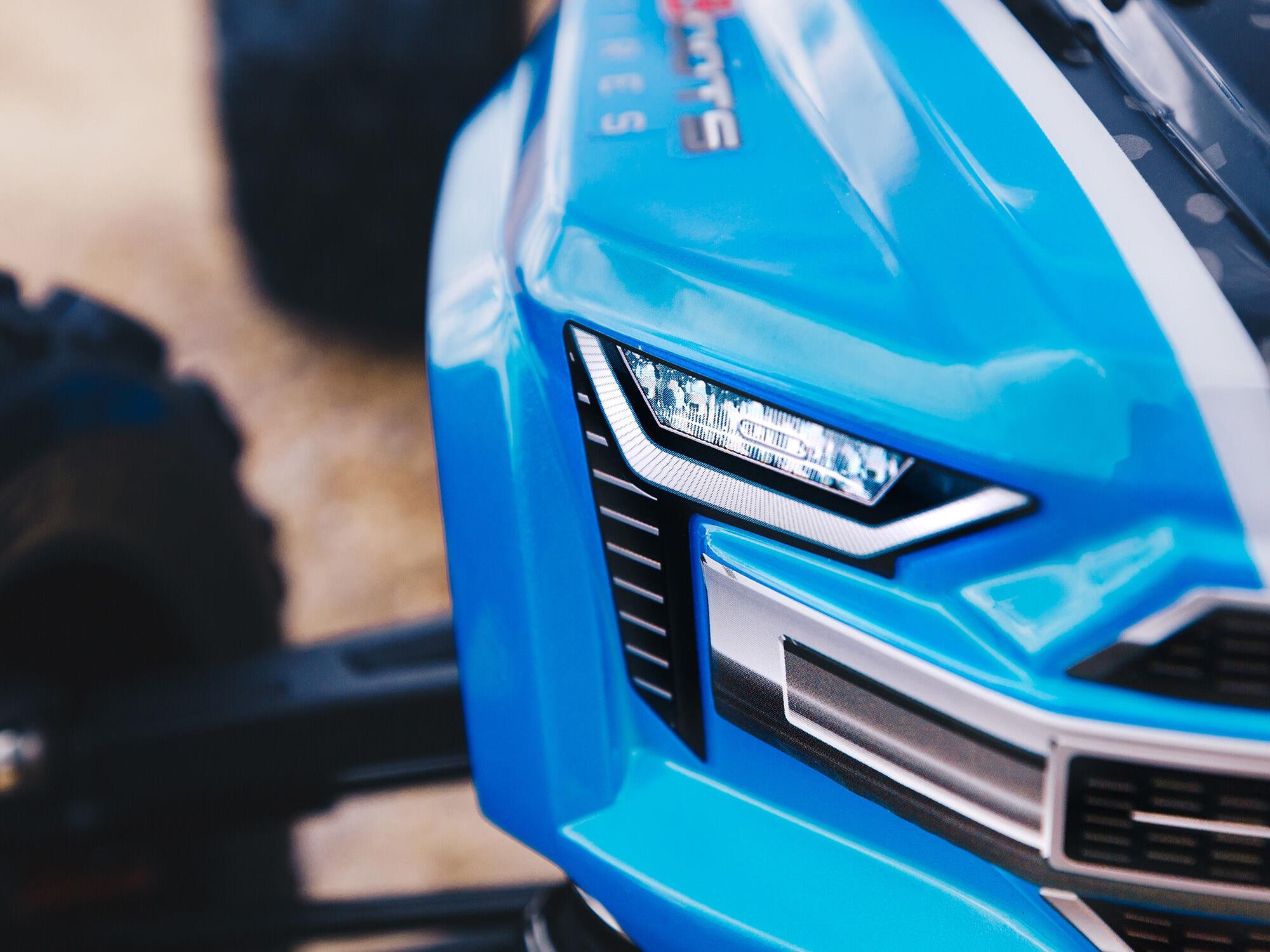 Arrma 1/8 KRATON 6S V5 4WD BLX Speed Monster Truck with Spektrum Firma RTR - Blue