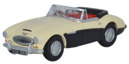 Oxford Austin-Healey 3000 - Ivory White/Black 76AH3003