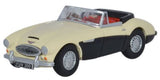 Oxford Austin-Healey 3000 - Ivory White/Black 76AH3003