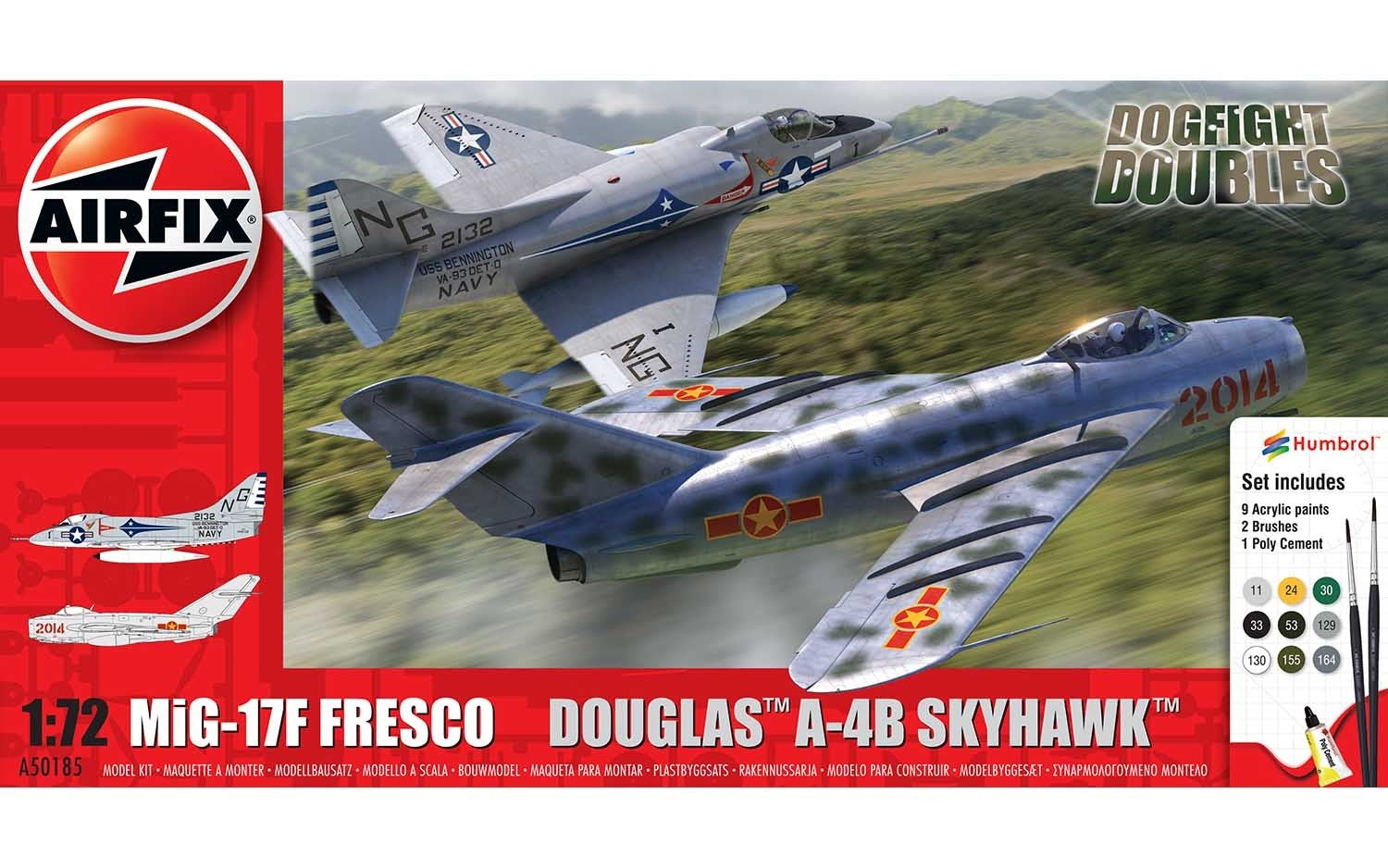 Mig 17 & Douglas Skyhawk Dogfight Double Set - DC Models
