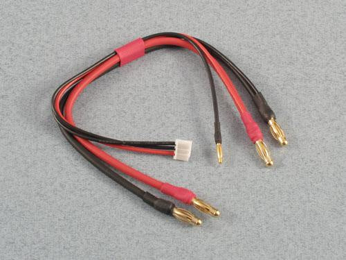 Charge Lead: 4mm~4mm (2mm Gold Balance) 22AWG 300mm