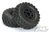 Pro-Line Badlands MX SC 2.2/ 3.0in M2 (Medium) Tyres Mounted for Slash 2wd Front, Mounted on Impulse Black Wheels