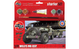 Airfix Small Starter Set Willys MB Jeep - DC Models