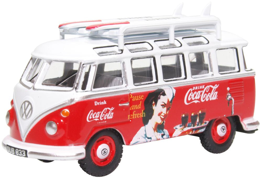 Oxford VW T1 Bus and Surfboards Coca Cola 76VWS008CC