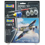 Revell Model Set 63897 Spitfire Mk.Vb Includes Paints, Glue & Brush
